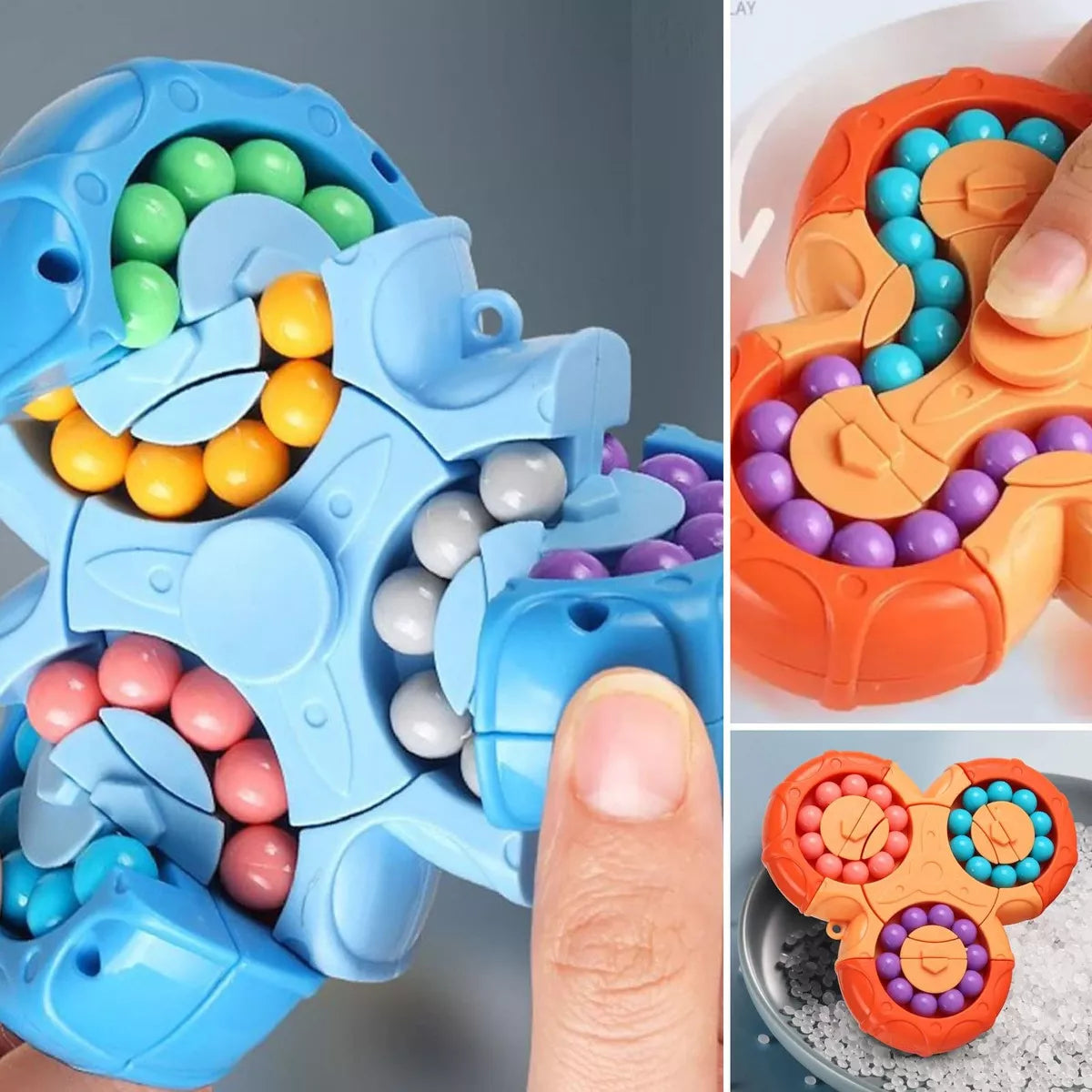 🌀 Juguete Sensorial Fidget Cube Spinner Anti Estress 🧠✨
